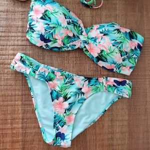 F21 Bandeau Swimsuit